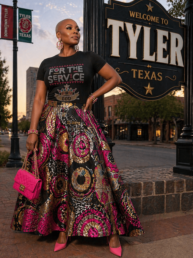 TLOD For the Service Bling Tee (Black)