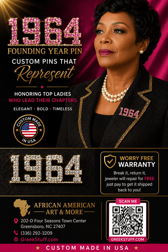 TLOD 1964 Founder Year Pin (XLarge)