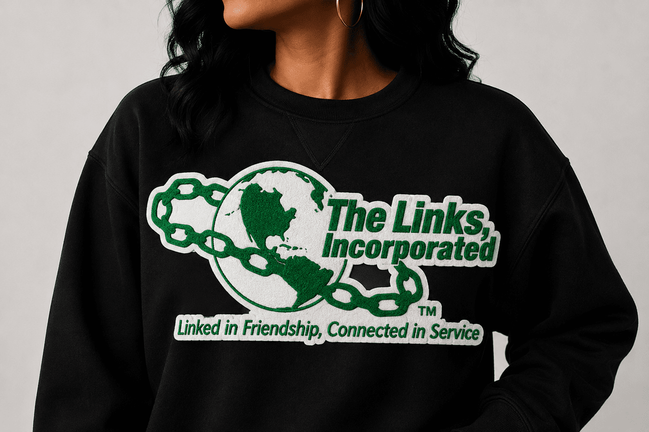 Links Large Logo Embroidered Patch