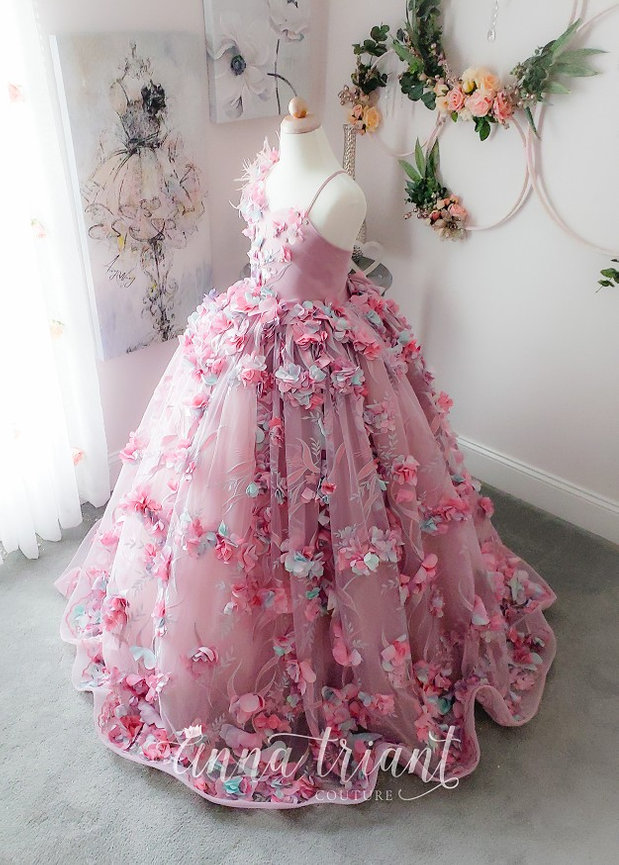 Tabitha Gown in Pink
