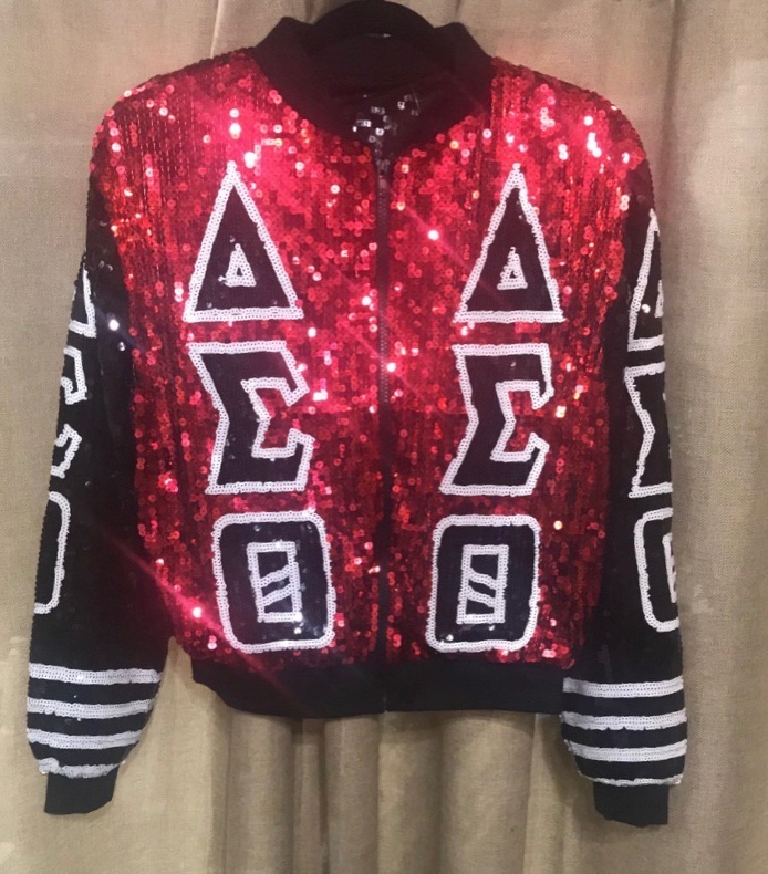 sigma gamma rho sequin jacket