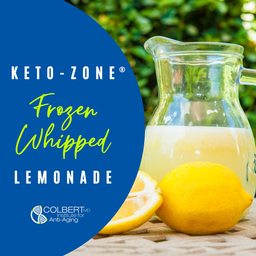 Keto Zone Frozen Whipped Lemonade Colbert Institute of Anti Aging