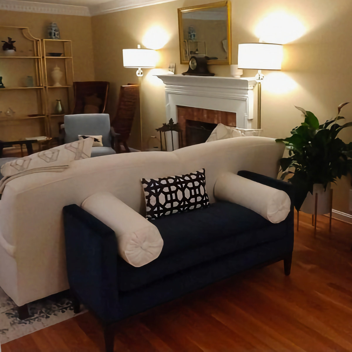 History of the Settee Stevenson Vestal Drapery Workroom Beautiful