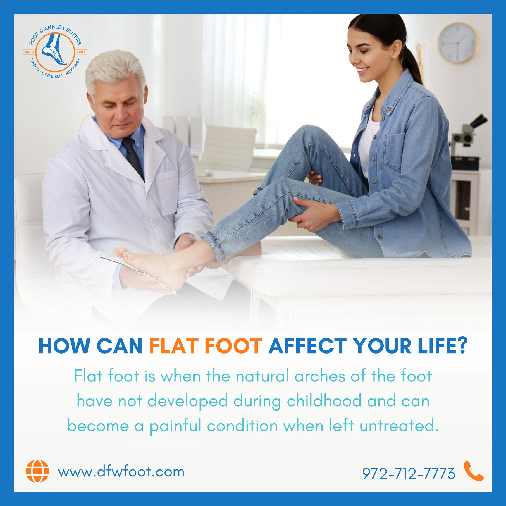 What Is Flat Foot And How Does It Affect Your Life? Foot & Ankle Centers of Frisco and Plano