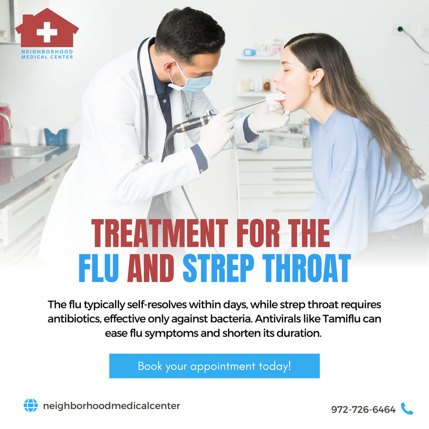 How Do We Provide Treatment For The Flu And Strep Throat In Dallas