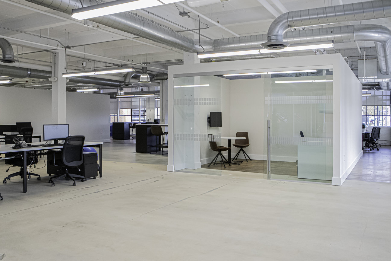 Available office space in downtown Greensboro's SouthEnd district.